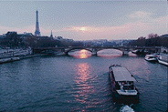 Eiffel tower & barge