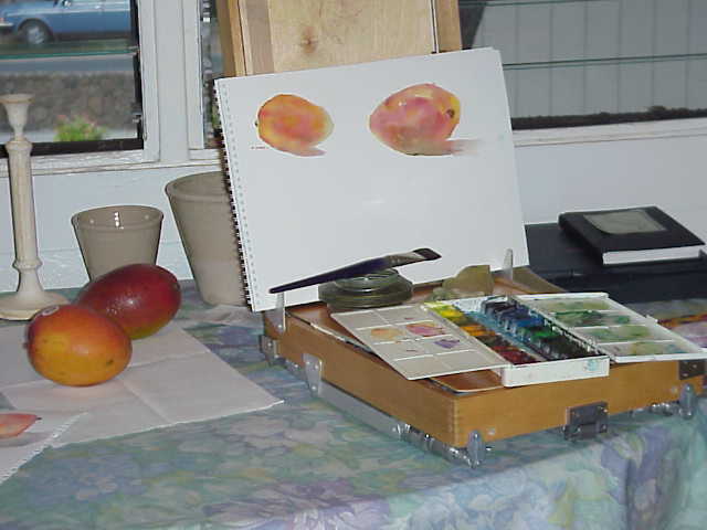 image, painting mangos